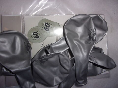 LOT BALLONS BAUDRUCHES 60 ANS 4 La Remu�e (76)