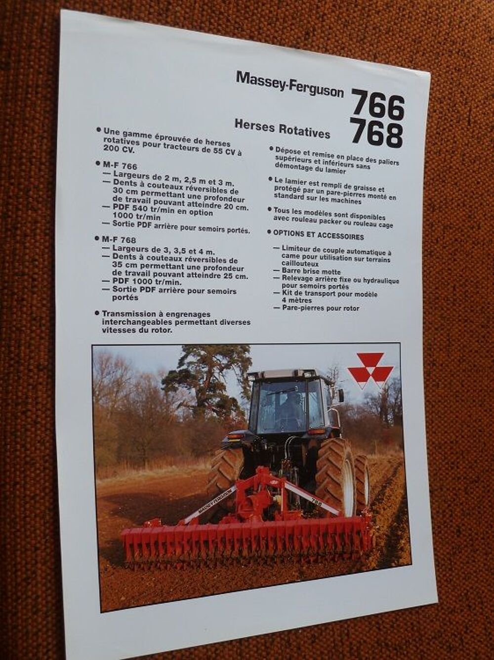 Prospectus MASSEY FERGUSON MF 766-768 