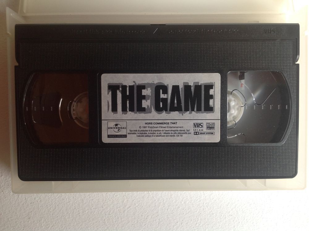 THE GAME SEAN PENN MICHAEL DOUGLAS K7 VIDEO Envoi Possible DVD et blu-ray