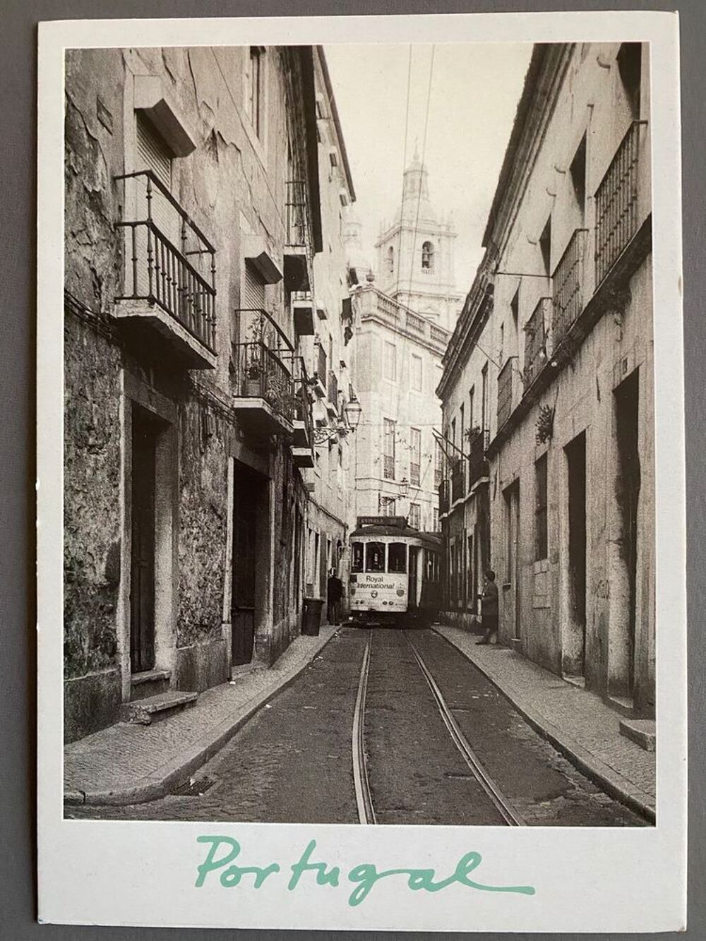 Carte Postale Tramway Lisboa Lisbonne Portugal 