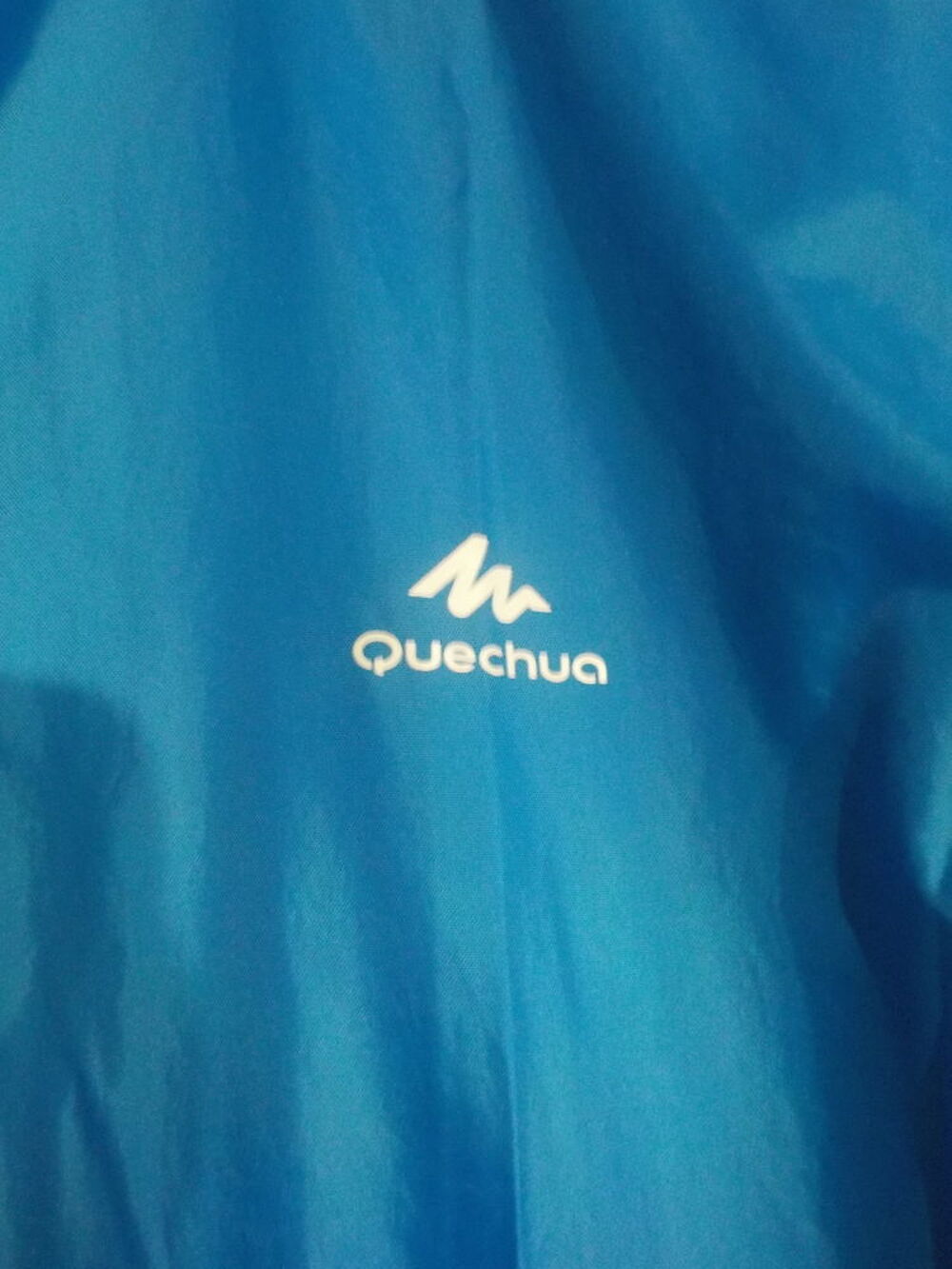 COUPE-VENT QUECHUA BLEU AVEC CAPUCHE Taille 1,58/1,70 m Vêtements enfants