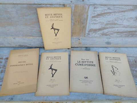 Lot de Livres Revues Hittite et Asianique Cunéiforme  35 Loches (37)