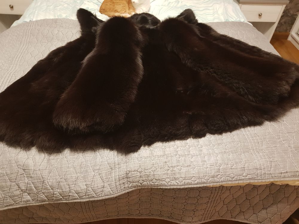 Veste en renard argent&eacute; Vêtements