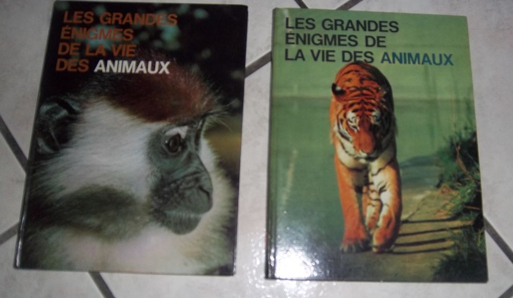 LES GRANDES ENIGMES DE LA VIE DES ANIMAUX 1 et 2 Livres et BD
