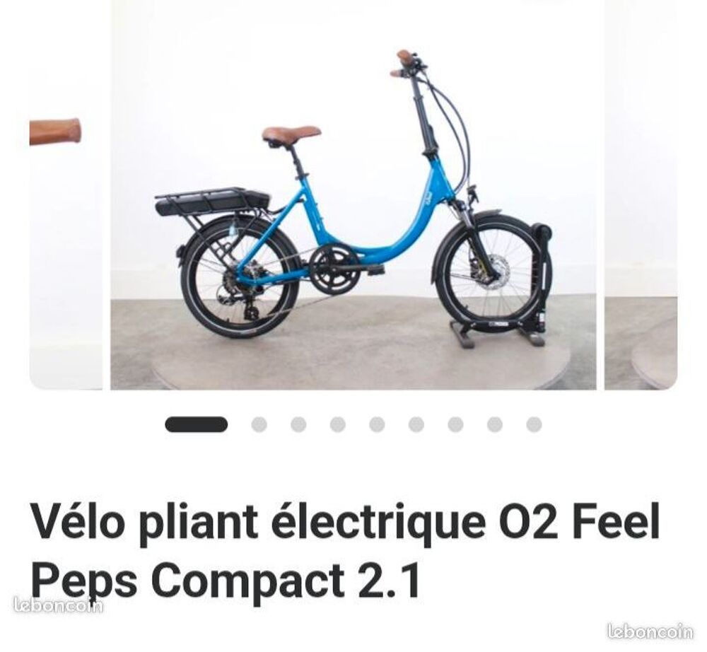 petit V&eacute;lo VAE &agrave; assistance &eacute;lectrique O2Feel compact 2.1 Vélos