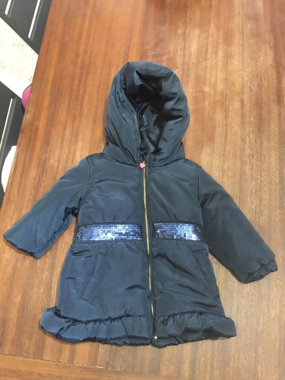 Blouson avec capuche enfant fille " Billieblush " Vêtements enfants