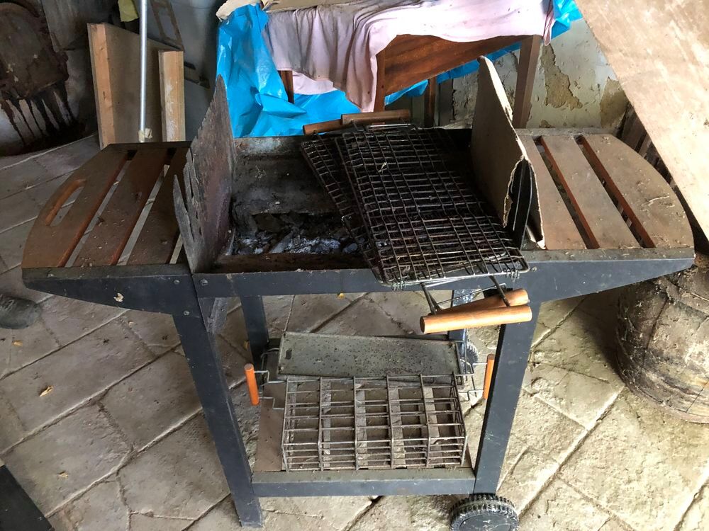 Barbecue cuisson verticale Jardin