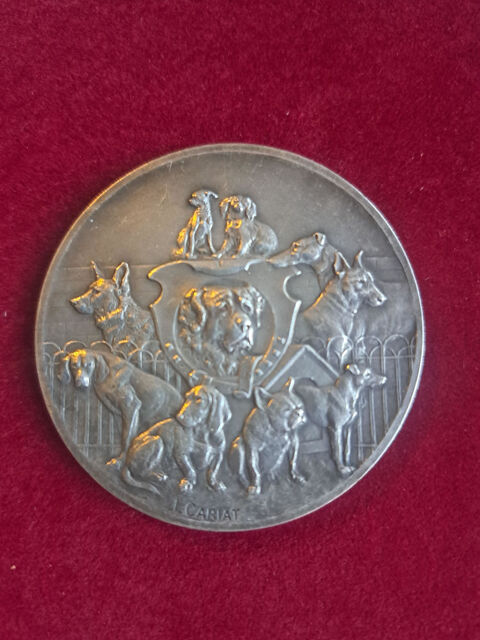 1913-25 medaille canine L. Cariat 29 Prats-de-Mollo-la-Preste (66)