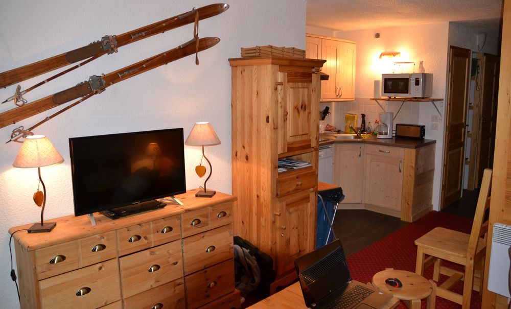   Arcs 1800 2 chbres, 6-8 pers, sud, skis aux pieds Rhne-Alpes, Les Arcs (73700)