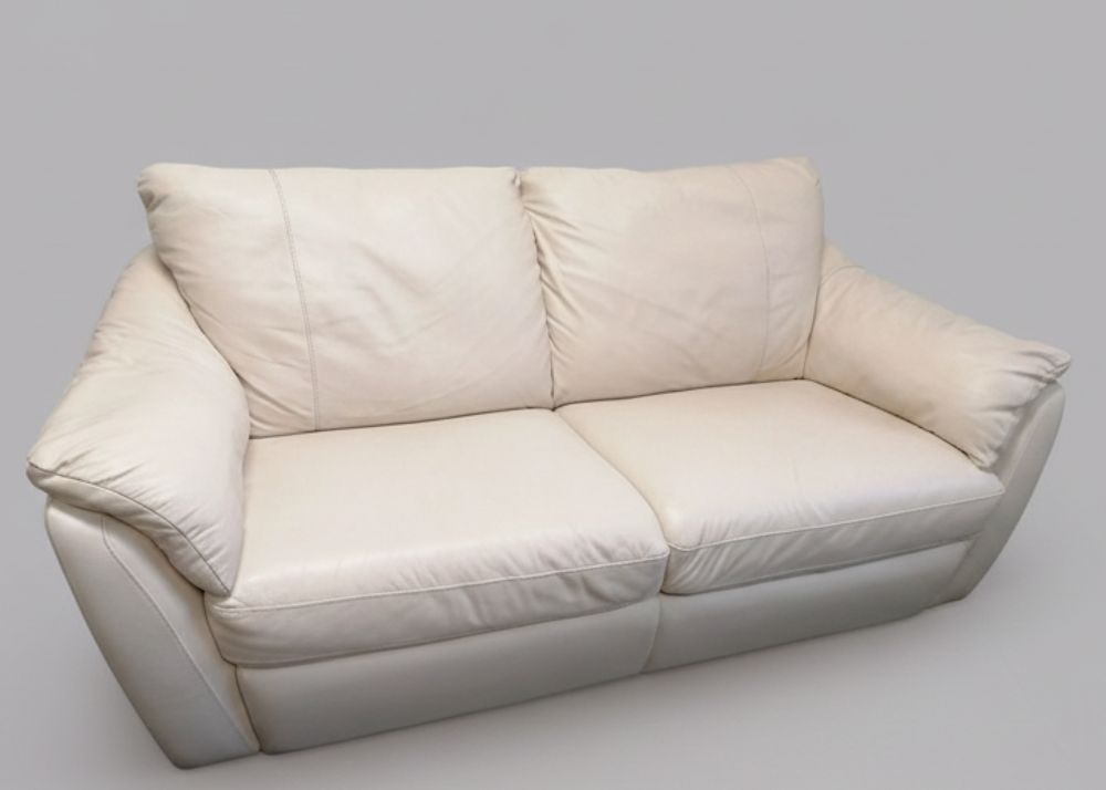 DESTOCK - canape cuir d&eacute;tente 3 places - * Meubles