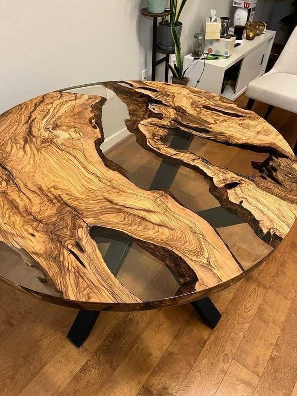 Vente Maison table résine époxy Paris 1