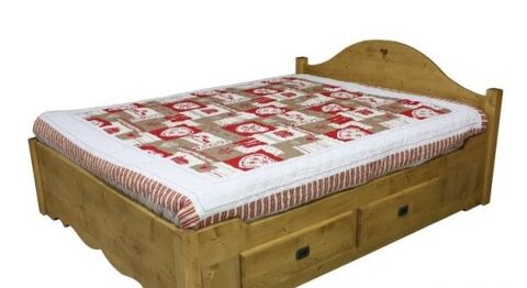 Lit en pin massif 900 Foncine-le-Haut (39)