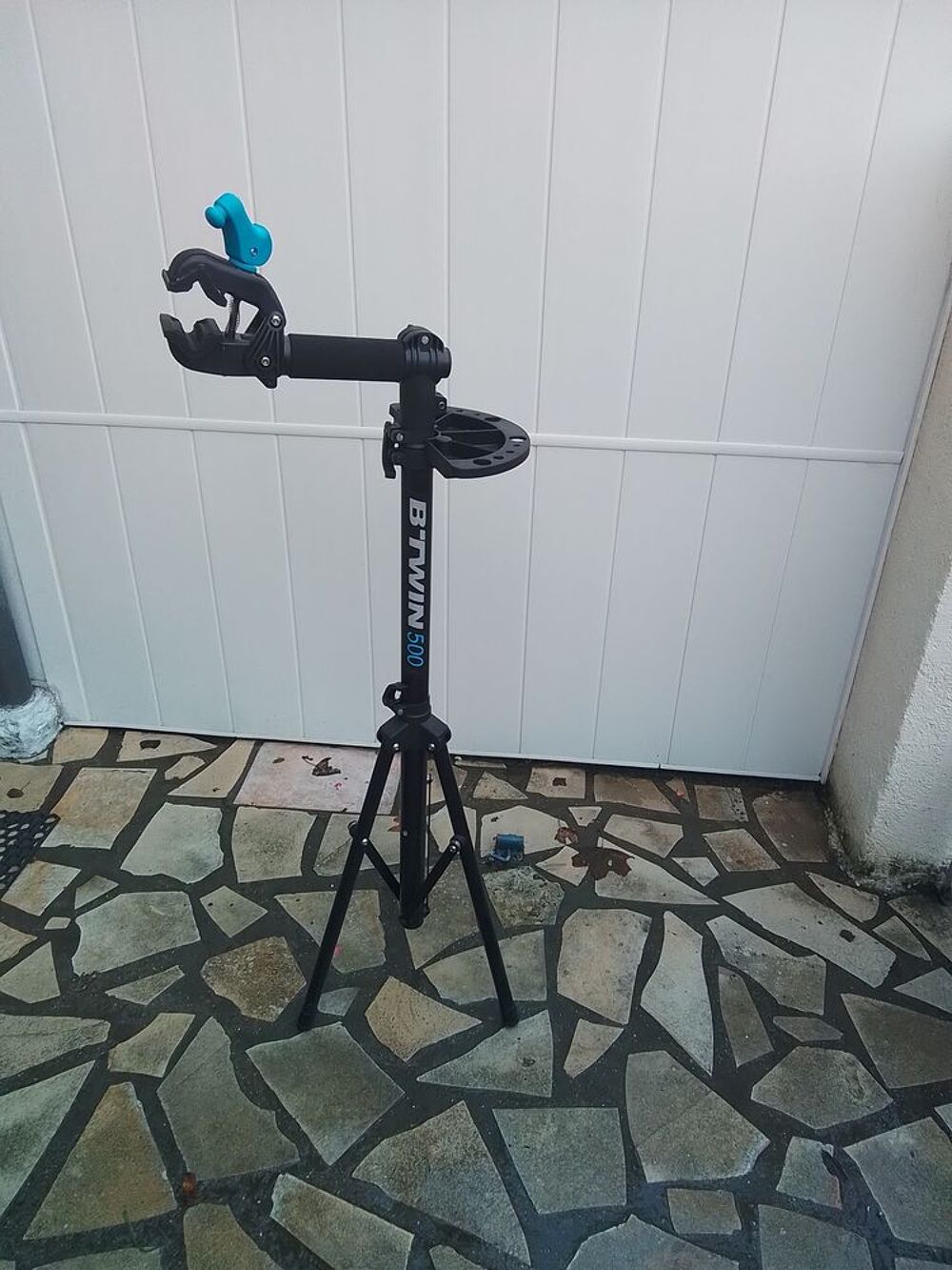 Pied d?atelier v&eacute;lo BTWIN 500 avec plateau Meubles