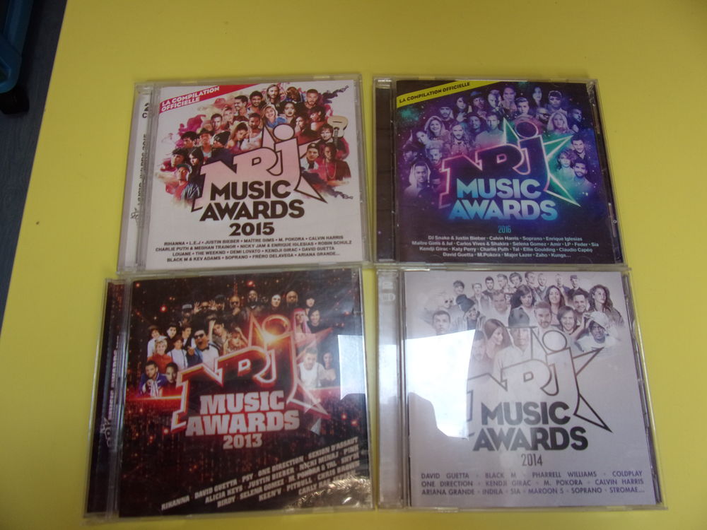 Lot de 4 cds de musique Compilation NRJ Music Awards CD et vinyles