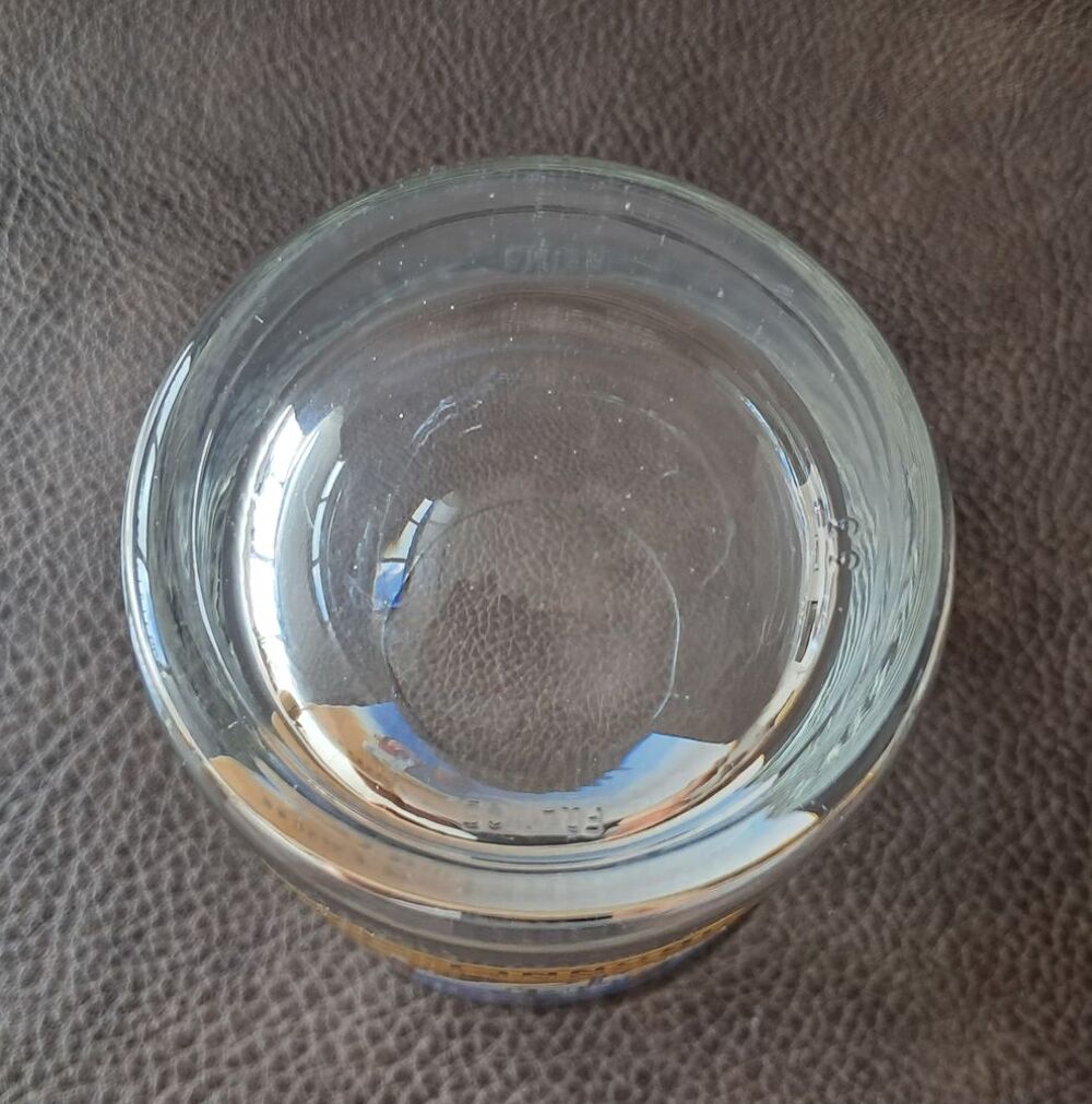 Verre publicitaire illustr&eacute; ap&eacute;ritif fran&ccedil;ais Dubonnet 