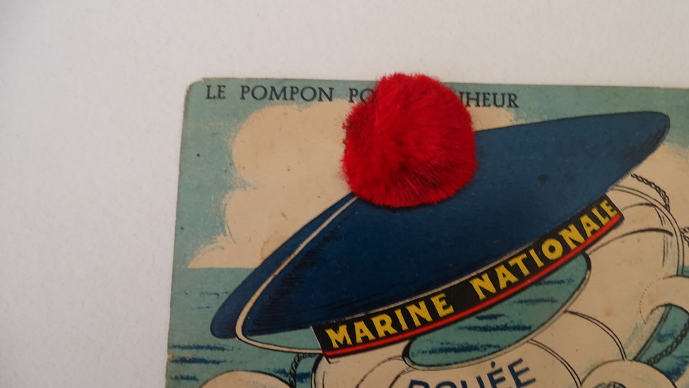 CARTE POSTALE Le Pompon porte bonheur 