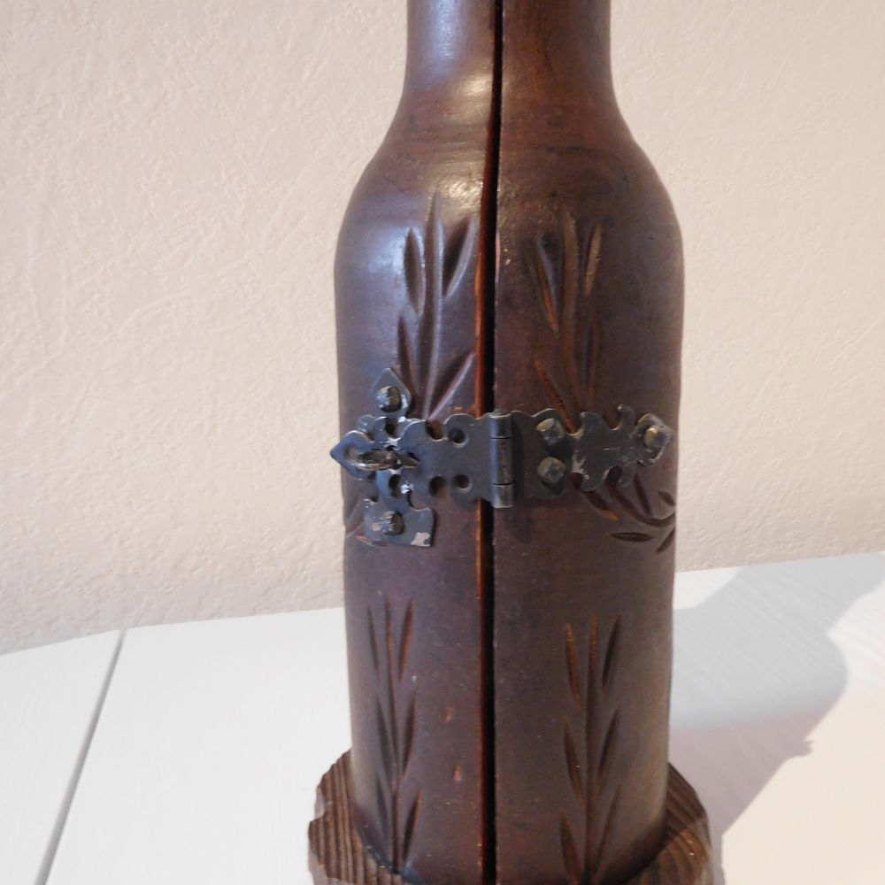 RANGE BOUTEILLE EN BOIS Décoration