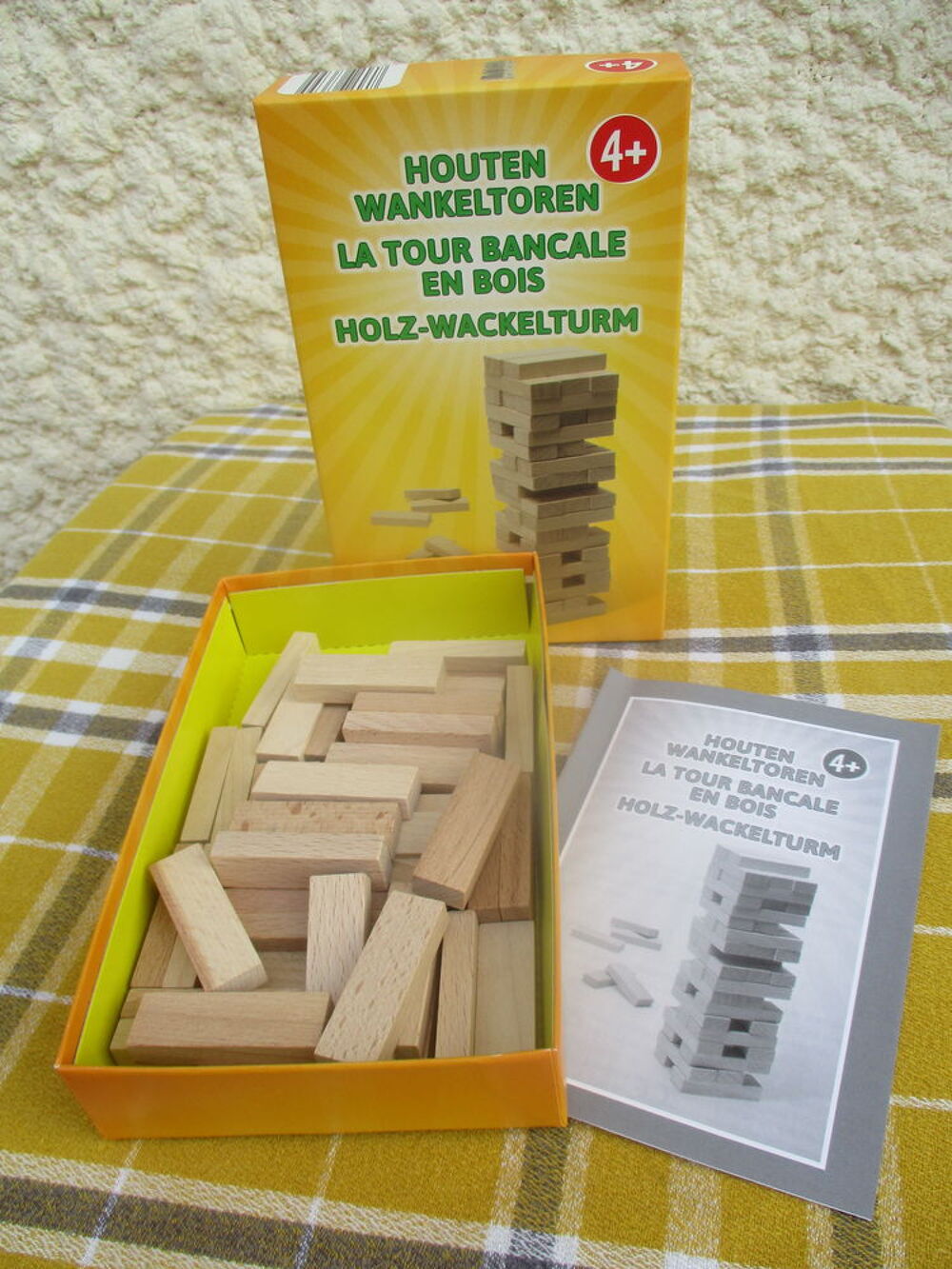 La Tour Bancale en Bois de Voyage - Quasi-neuve Jeux / jouets