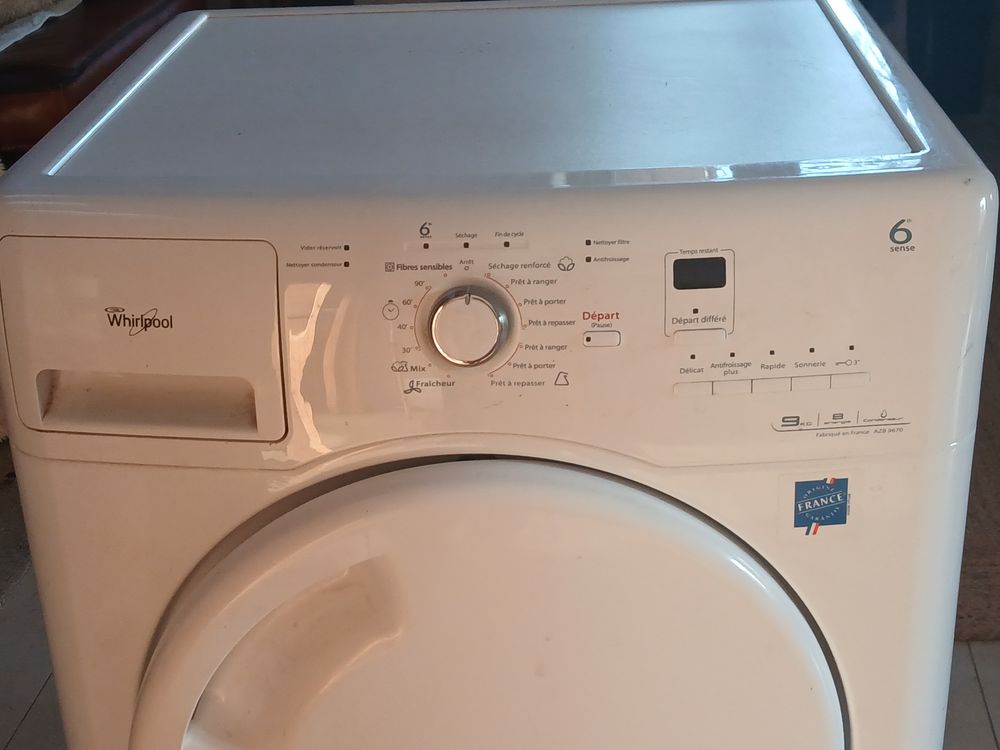 s&egrave;che linge Whirpool. Electroménager