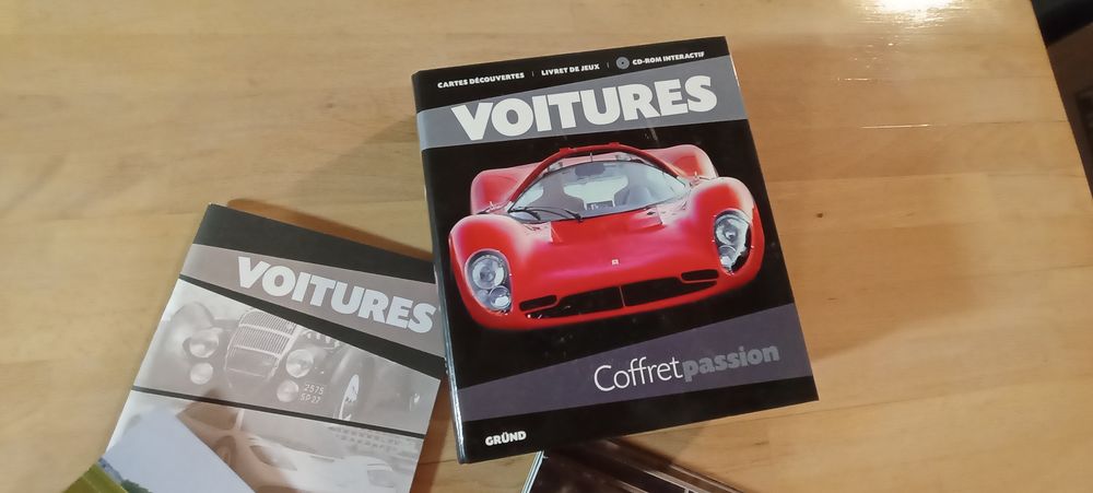 Coffret passion voitures - 150 fiches / livret quizz / CD Jeux / jouets