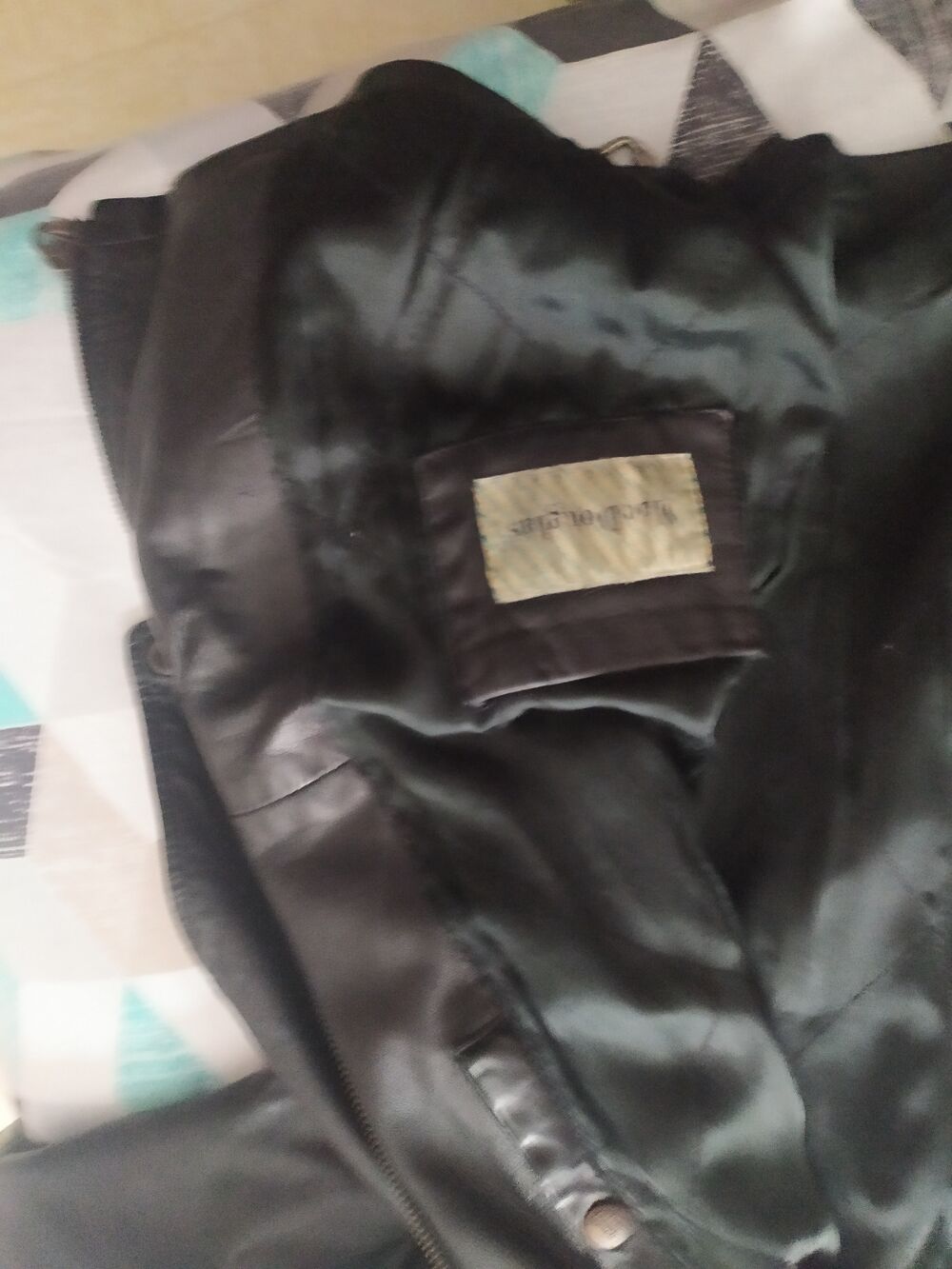 Blouson cuir Vêtements