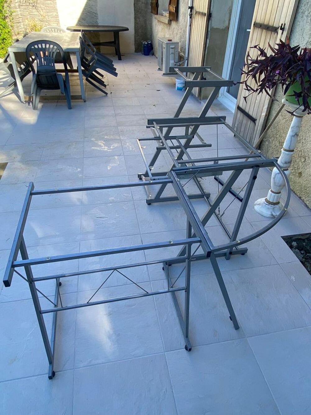 Bureau d'angle en verre Meubles