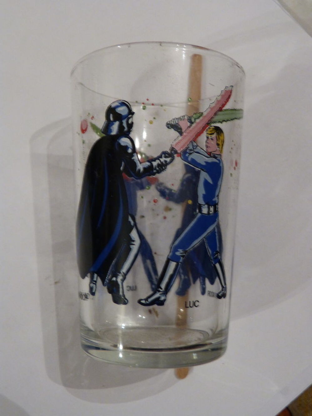VERRE STAR WARS DARK VADOR COMBAT LUKE 