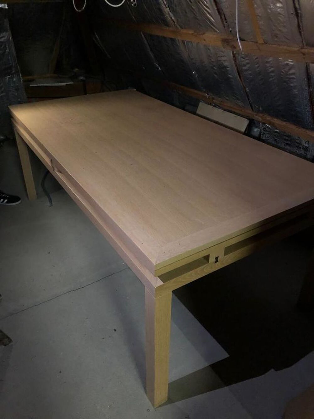 table repas ch&ecirc;ne clair ROCHE BOBOIS Meubles