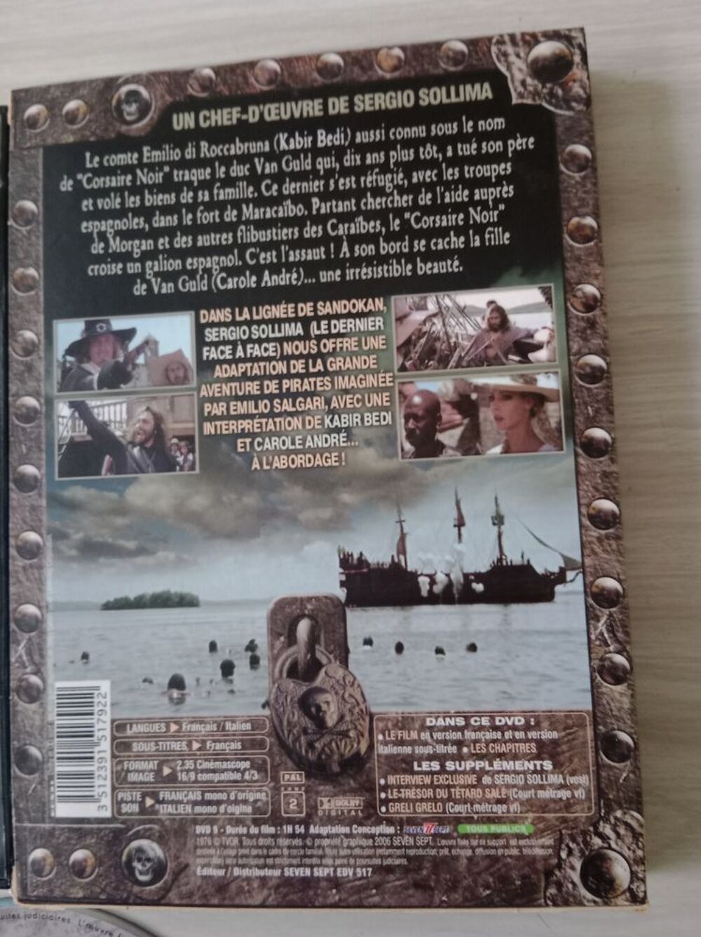 DVD Le Corsaire Noir DVD et blu-ray