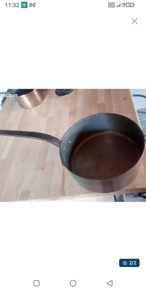 casserole en cuivre Les Abrets en Dauphiné (38)