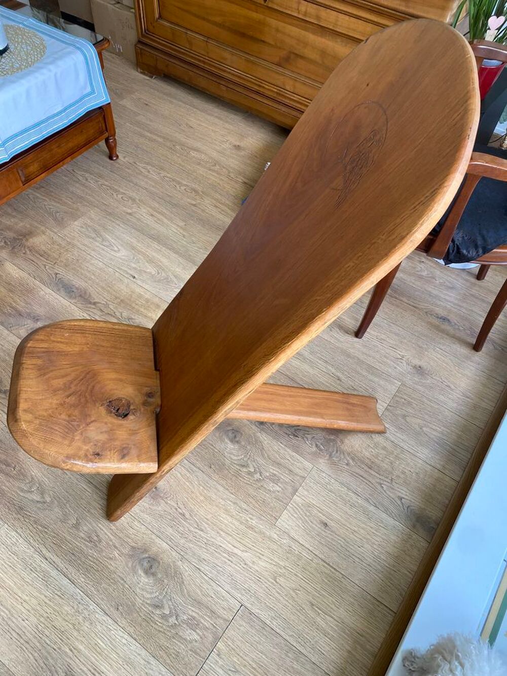 Chaise Africaine bois massif Décoration