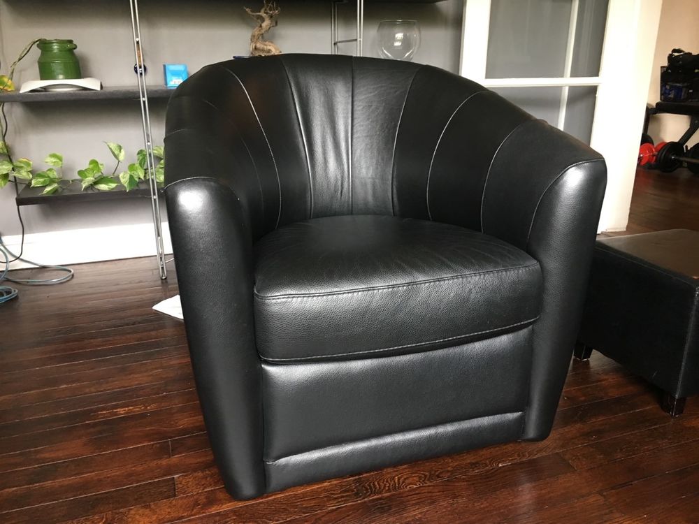 fauteuil cuir tres bon etat comme neuf Meubles
