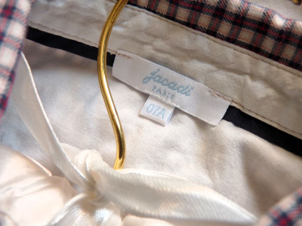 chemise jacadi 7 ans carreaux gar&ccedil;on neuve Vtements enfants
