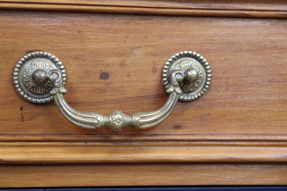 COMMODE CHENE PLATEAU MARBRE GRIS XIX EME FRANCE Meubles