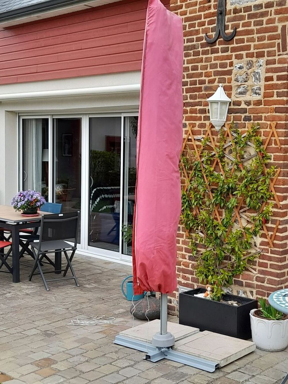 parasol retractable Jardin