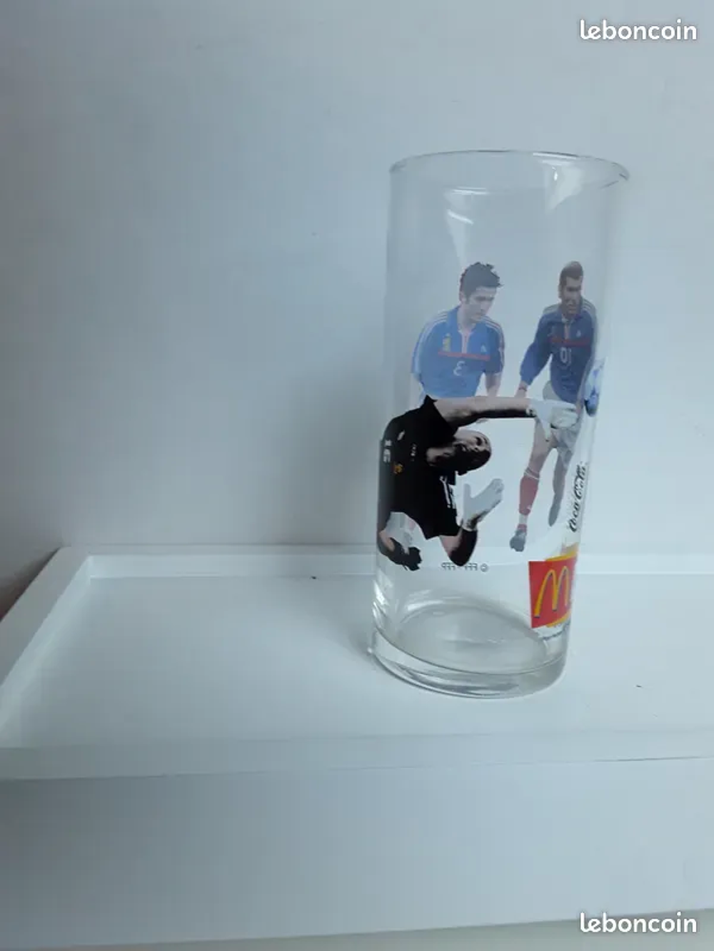 1 Verre Collector Mc Donald's - 98 Coupe Du Monde / Zidane 