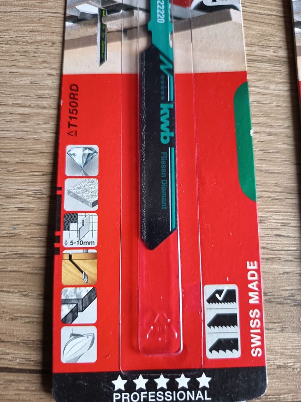 2 lames de scie sauteuse neuve KWB 622220 Bricolage