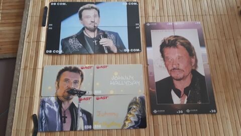 JOHNNY HALLYDAY  - 6 Puzzles de t�l�cartes  - 10 euros pi�ce 10 Villemomble (93)