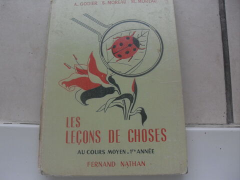 Ancien livre  les leçons de choses  10 Saint-Germain-au-Mont-d'Or (69)
