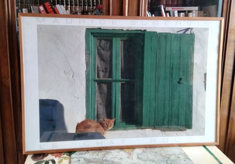 Cadre   le chat rouge  . 40 Vierzon (18)
