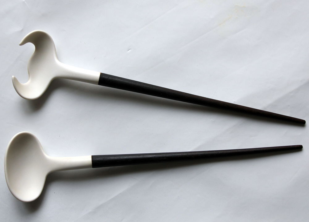Couverts &agrave; salade design scandinave Cuisine