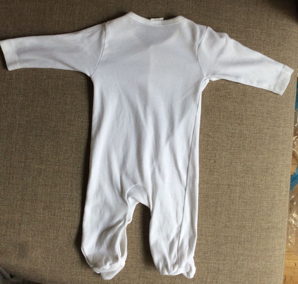 Grenouill&egrave;re / Pyjama blanc motif nounours 3 mois Vtements enfants