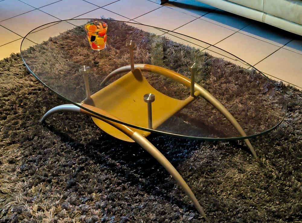 Table basse moderne en verre Meubles