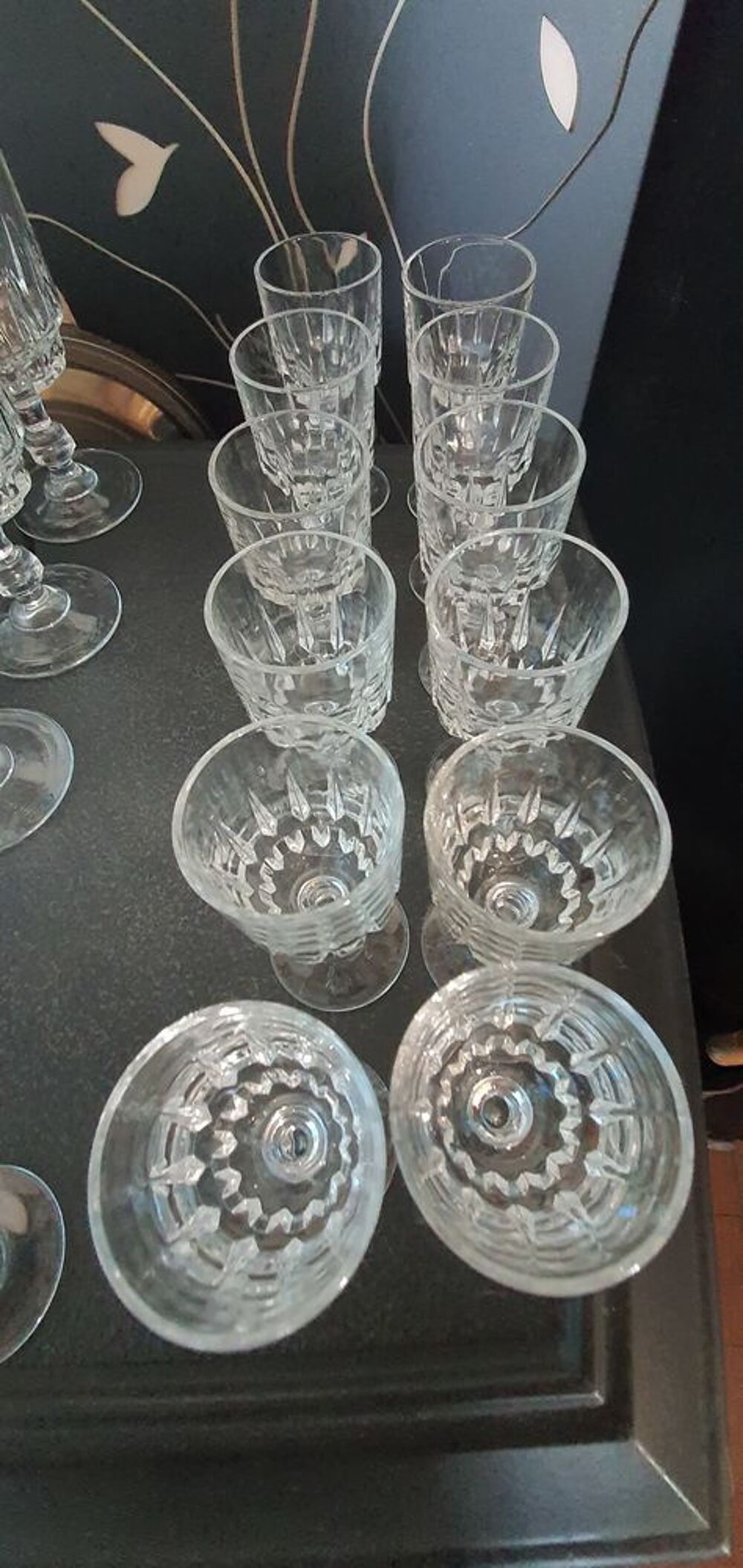 Ensemble de 39 Verres &agrave; pied Luminarc Décoration