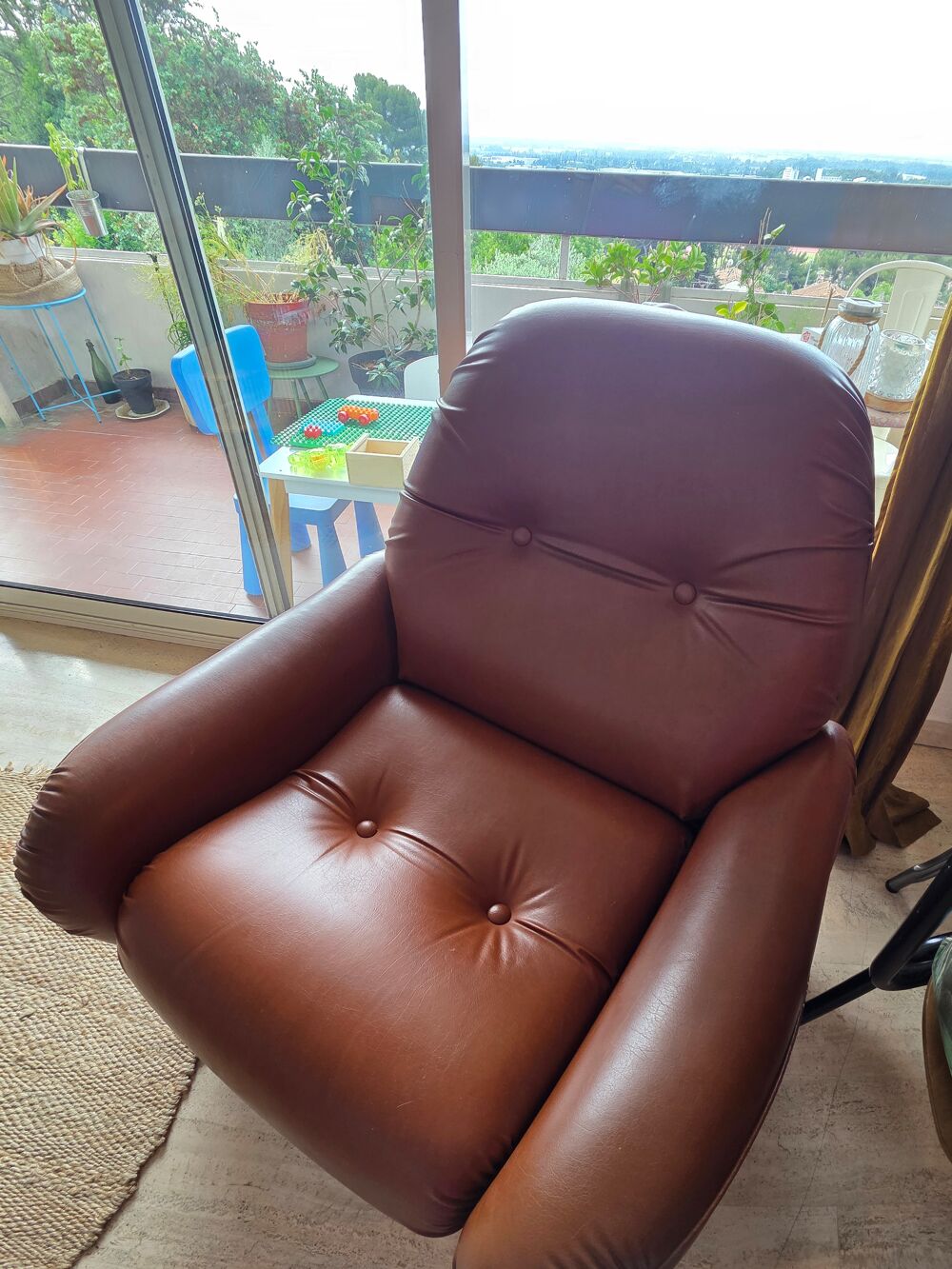 FAUTEUIL SIMILI CUIR Meubles