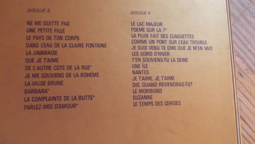 Coffret 4 disques 50 chansons d'or 