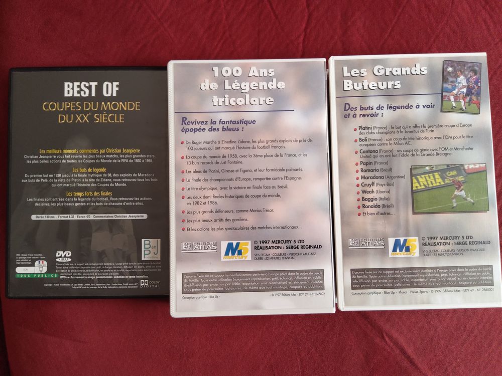 Le FOOT en DVD et K7 vid&eacute;o DVD et blu-ray