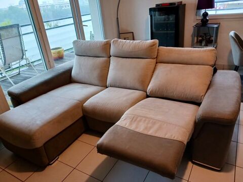 Canap� d'angle relax �lectrique beige - bon �tat 950 Nantes (44)