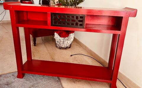 Console en bois rouge avec dtails dcoratifs 0 Le Cannet (06)