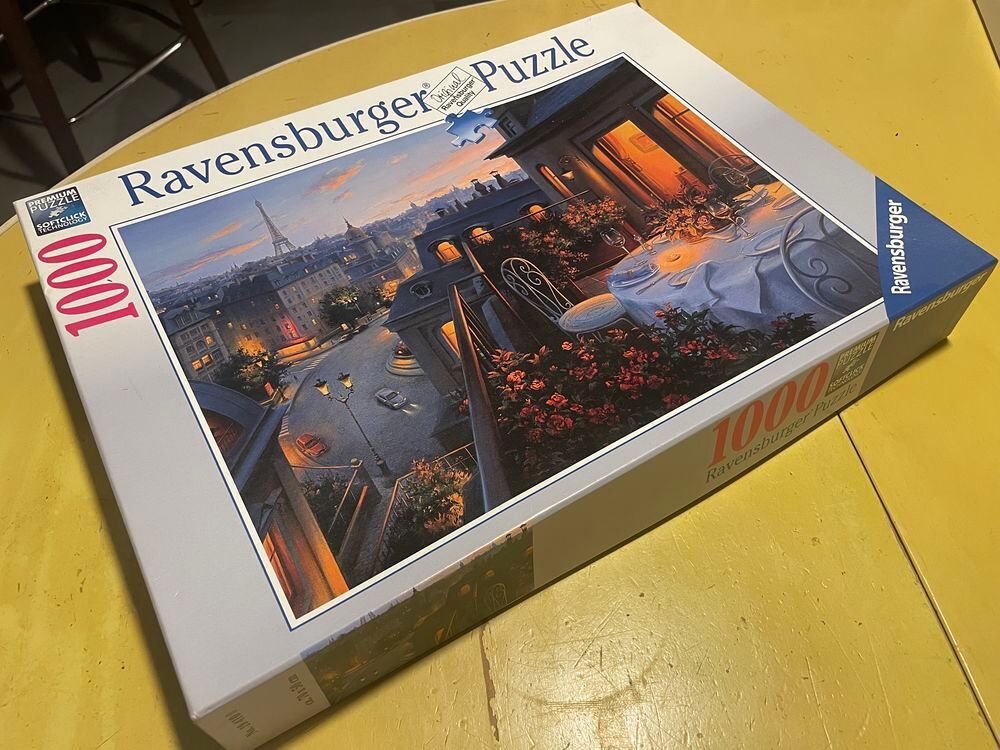 Puzzle Ravensburger 1000 pcs Ref 194100 Balcon parisien Jeux / jouets